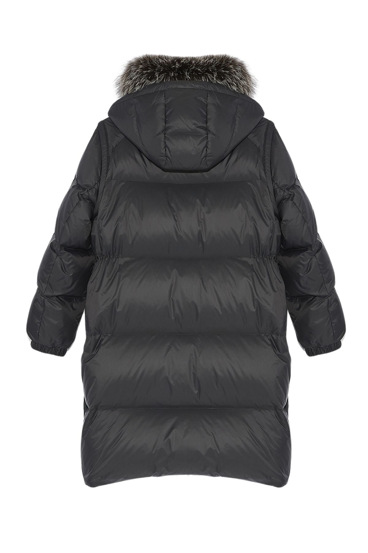 Yves Salomon Convertible Puffer Jacket Black