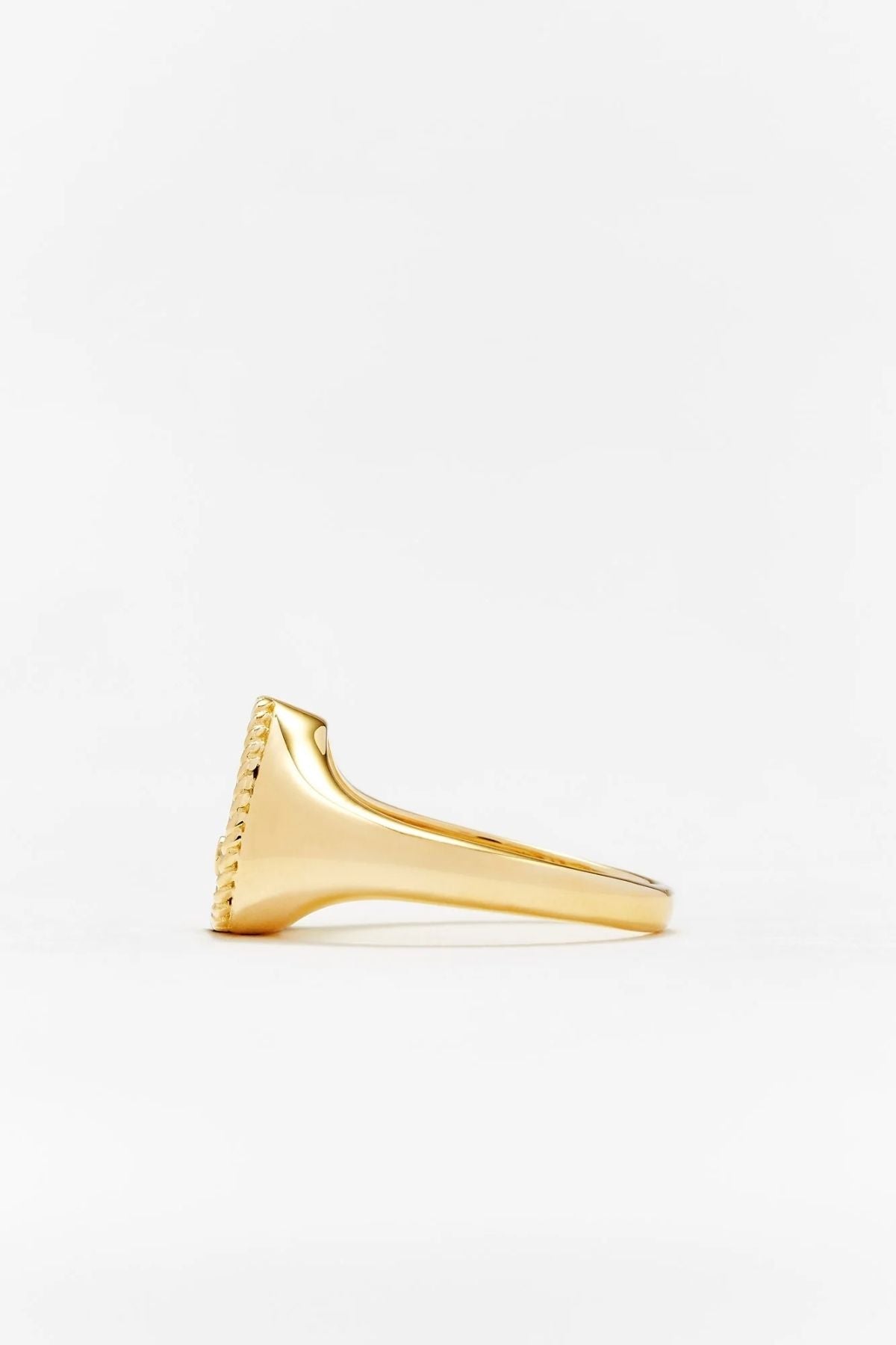 Yvonne Léon Baby Chevaliere Pear Ring - Yellow Gold
