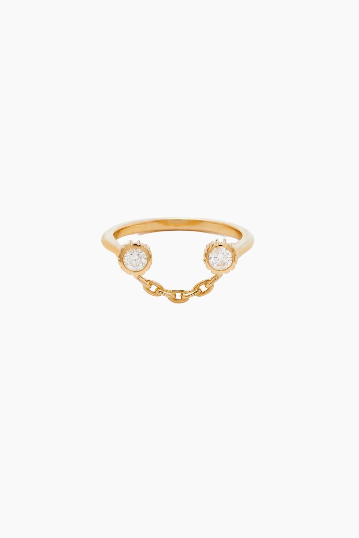 Yvonne Léon Sourire Diamond Ring - Yellow Gold
