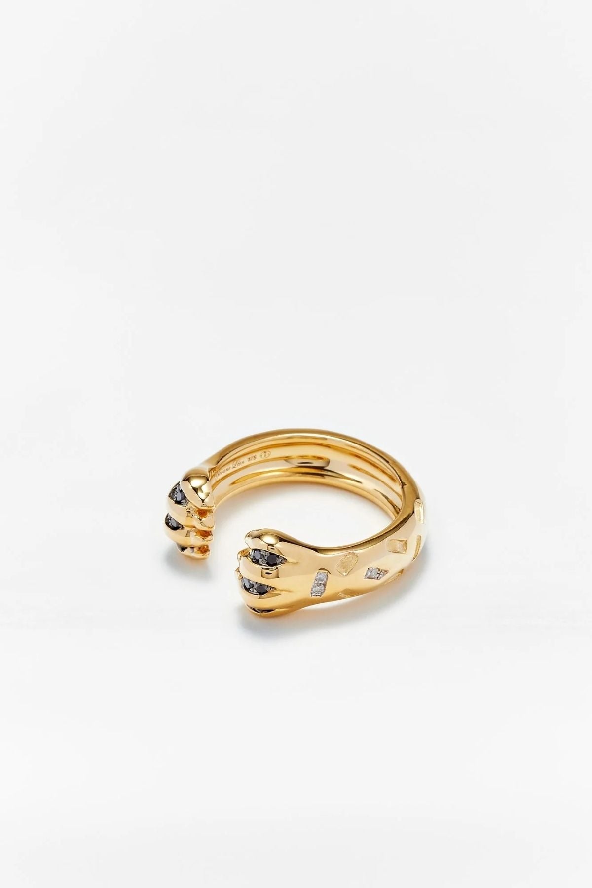 Yvonne Léon Tiger Claw Diamond Ring - Yellow Gold