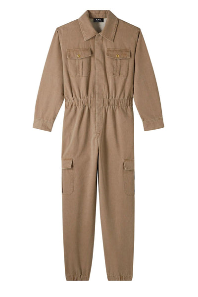 Fae Meadow Jumpsuit - Taupe