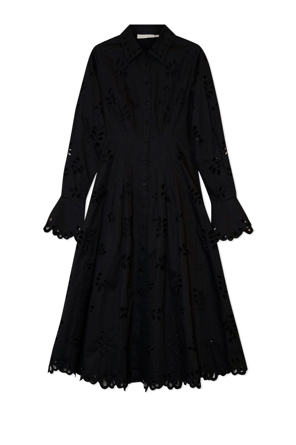 Simkhai Eda Broderie Cotton Midi Dress - Black – Grace Melbourne
