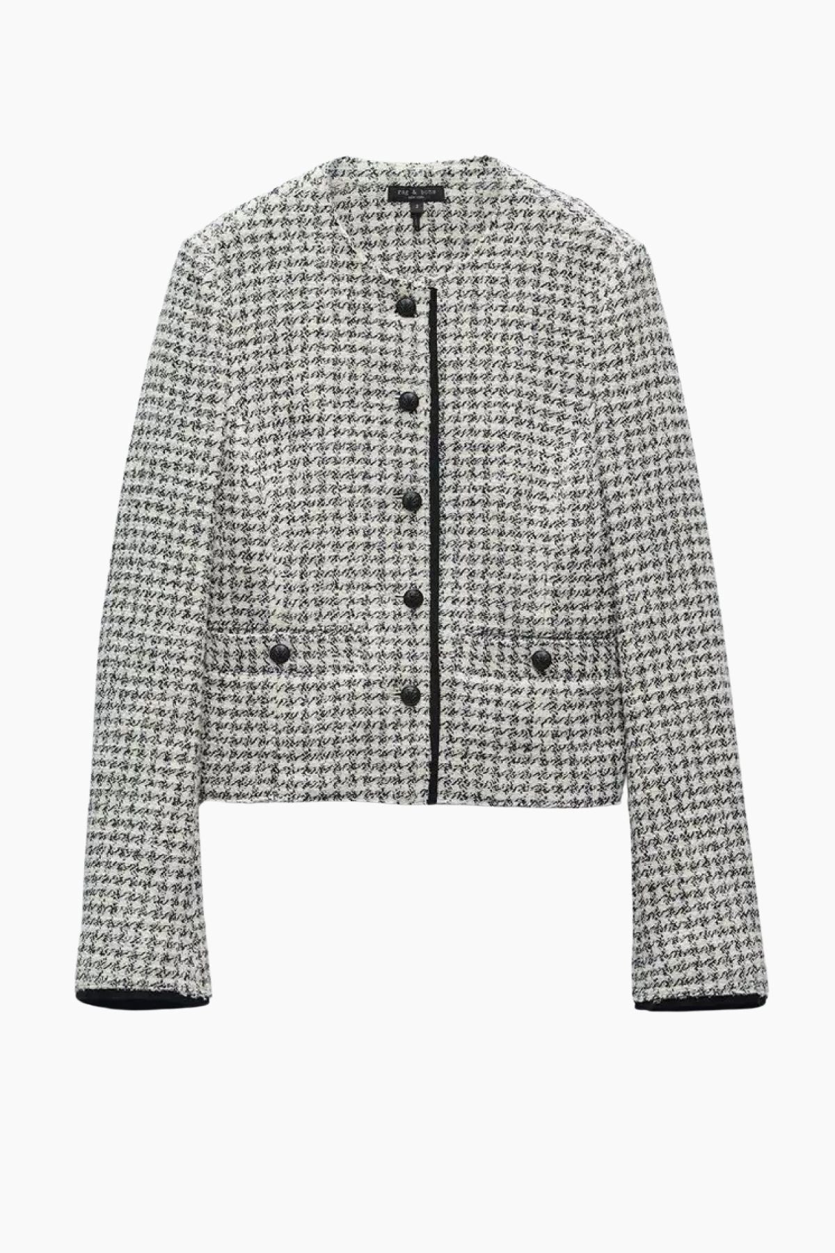 Rag & Bone Carmen Tweed Jacket - Black/ White – Grace Melbourne